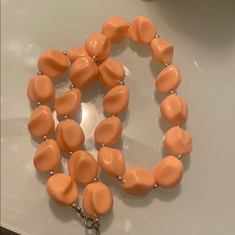 🧡 Gorgeous 1950s Mid-Century Statement Necklace – Collector’s Piece! 🧡
